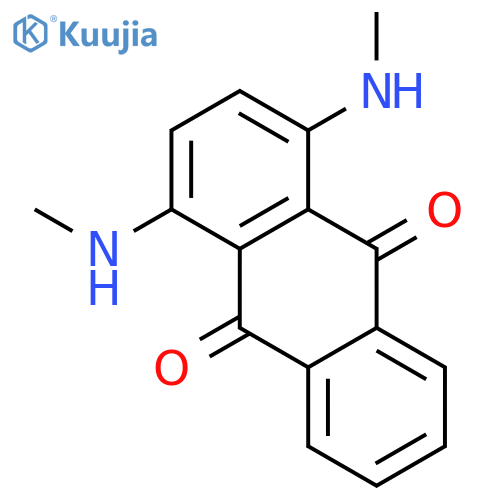 1,4-Bis(methylamino)anthraquinone structure