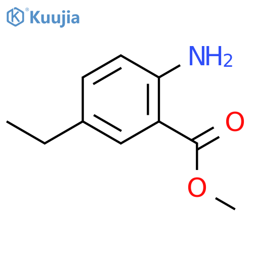 Methyl 2-amino-5-ethylbenzoate structure