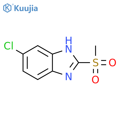 5-chloro-2-(methylsulfonyl)-3H-benzimidazole structure