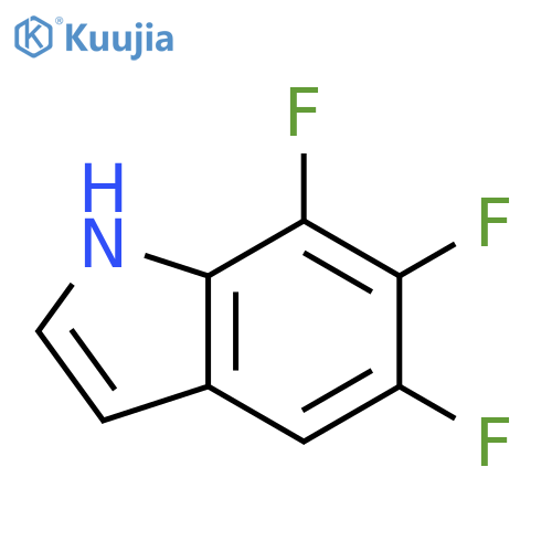 5,6,7-trifluoro-1H-indole structure