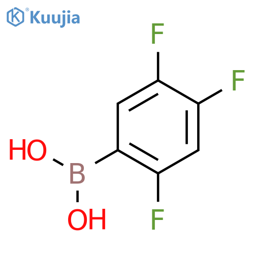 (2,4,5-trifluorophenyl)boronic acid structure