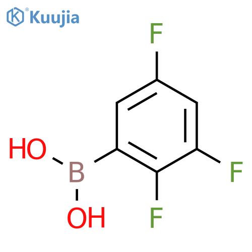2,3,5-Trifluorophenylboronic acid structure