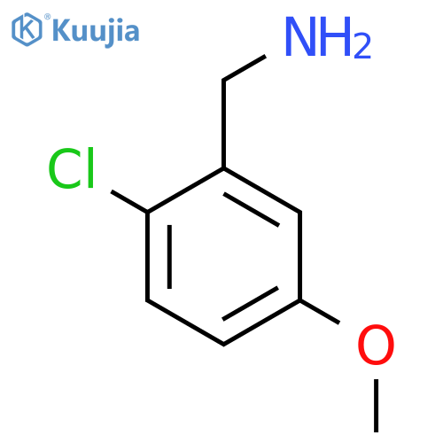 (2-Chloro-5-methoxyphenyl)methanamine structure