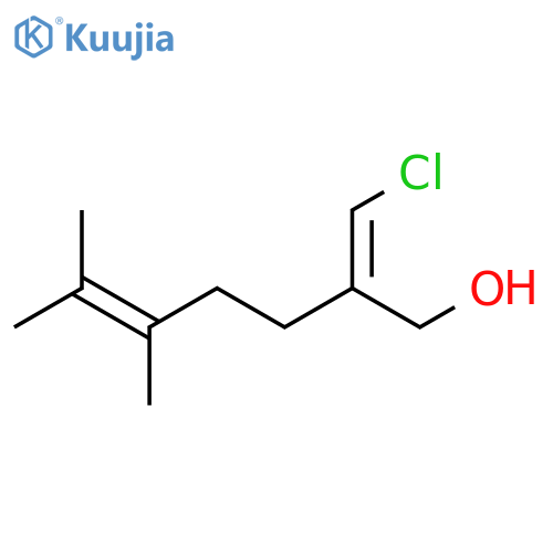 5-Hepten-1-ol, 2-(chloromethylene)-5,6-dimethyl-, (2Z)- structure