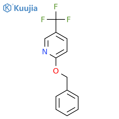 2-(BENZYLOXY)-5-(TRIFLUOROMETHYL)PYRIDINE structure