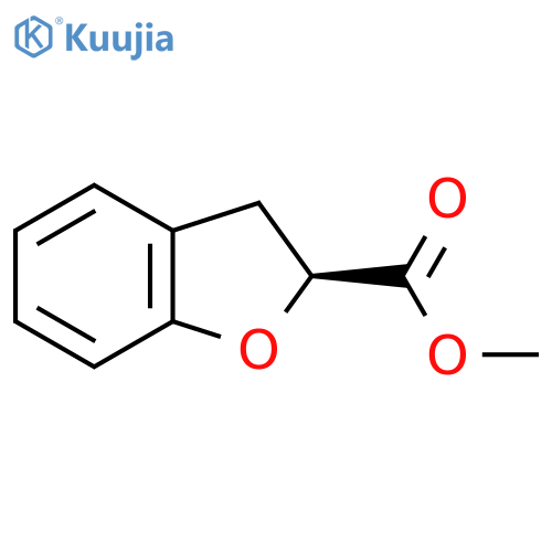 Methyl (2S)-2,3-dihydro-1-benzofuran-2-carboxylate structure