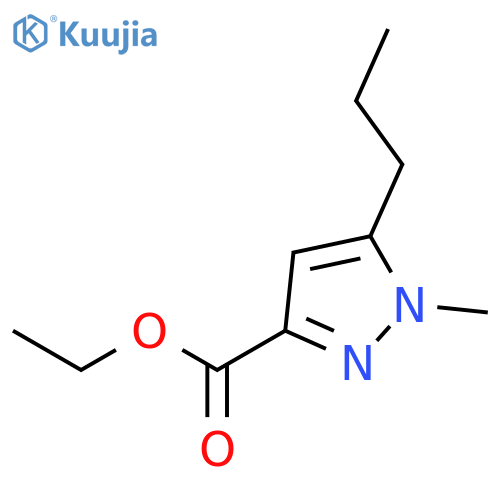 Ethyl 1-methyl-5-propyl-1H-pyrazole-3-carboxylate structure