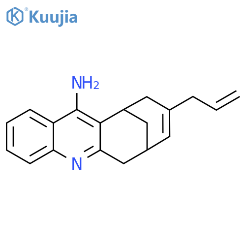 7,11-Methanocycloocta[b]quinolin-12-amine,6,7,10,11-tetrahydro-9-(2-propenyl)- structure