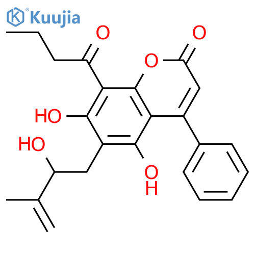 Mammea A/BC; Δ3''-Isomer, 2''ξ-hydroxy structure