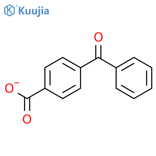 Benzoic acid,4-benzoyl-, ion(1-) structure