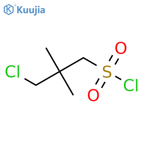 3-Chloro-2,2-dimethylpropane-1-sulfonyl chloride structure