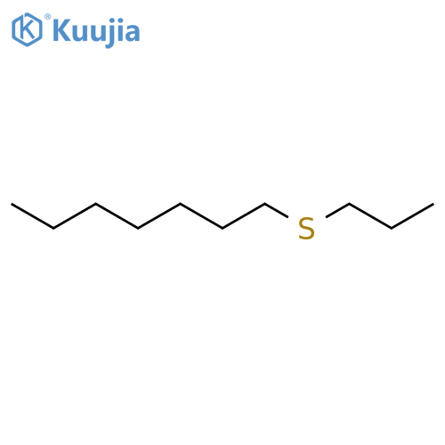 Heptane, 1-(propylthio)- structure