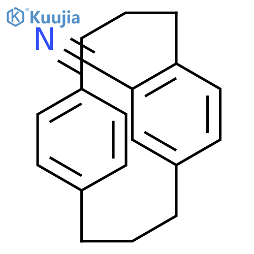 Tricyclo[10.2.2.25,8]octadeca-1(15),5,7,12(16),13,17-hexaene-6-carbonitrile structure