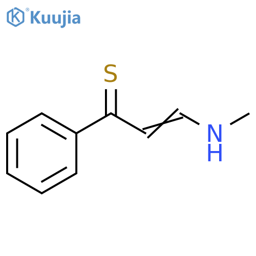 2-Propene-1-thione, 3-(methylamino)-1-phenyl- structure
