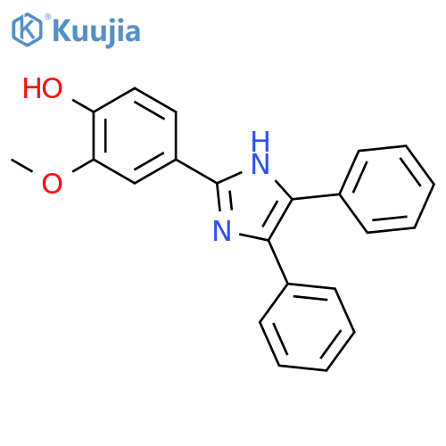 Phenol,4-(4,5-diphenyl-1H-imidazol-2-yl)-2-methoxy- structure