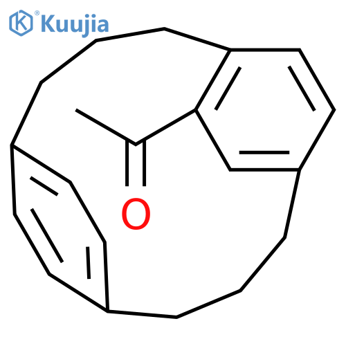 1-(6-Tricyclo[10.2.2.25,8]octadeca-1(15),5,7,12(16),13,17-hexaenyl)ethanone structure
