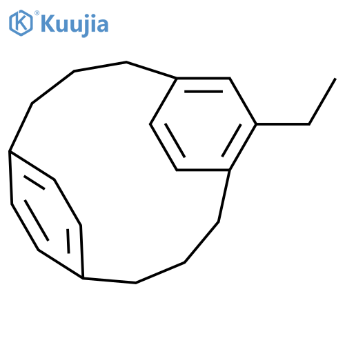 6-Ethyltricyclo[10.2.2.25,8]octadeca-1(15),5,7,12(16),13,17-hexaene structure