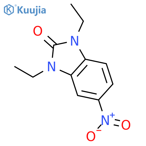 1,3-Diethyl-5-nitro-1,3-dihydro-benzoimidazol-2-one structure