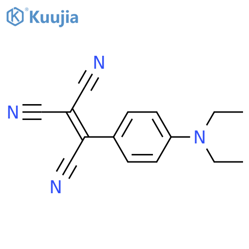 1,1,2-Ethenetricarbonitrile,2-[4-(diethylamino)phenyl]- structure