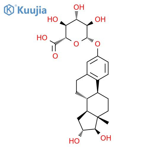 b-D-Glucopyranosiduronic acid, (16a,17b)-16,17-dihydroxyestra-1,3,5(10)-trien-3-yl structure