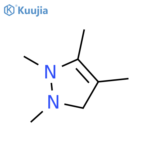 1H-Pyrazole, 2,5-dihydro-1,2,3,4-tetramethyl- structure