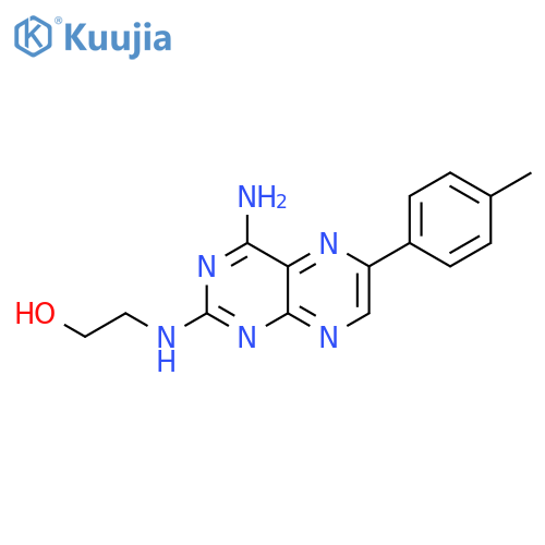 Ethanol,2-[[4-amino-6-(4-methylphenyl)-2-pteridinyl]amino]- structure