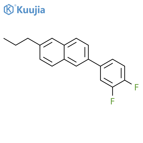 NAPHTHALENE, 2-(3,4-DIFLUOROPHENYL)-6-PROPYL- structure