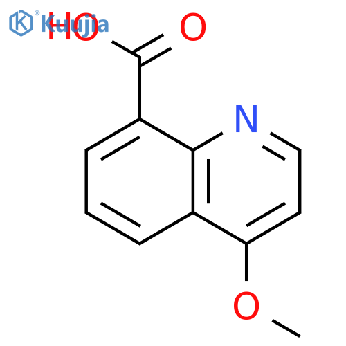 4-methoxyquinoline-8-carboxylic acid structure