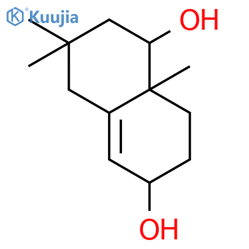 1,6-Naphthalenediol, 1,2,3,4,6,7,8,8a-octahydro-3,3,8a-trimethyl- structure