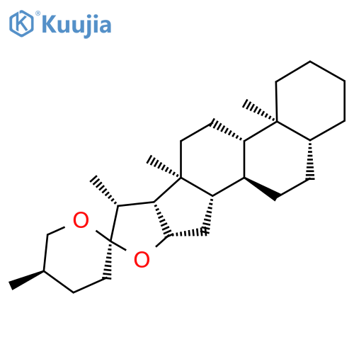 (1R,2S,4S,5'R,6R,7R,8R,9S,12S,13S,18R)-5',7,9,13-Tetramethylspiro[5-oxapentacyclo[10.8.0.02,9.04,8.013,18]icosane-6,2'-oxane] structure
