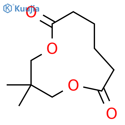 Hexanedioic acid, 2,2-dimethyl-1,3-propanediyl ester structure
