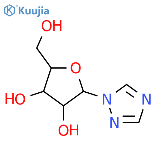 1H-1,2,4-Triazole, 1-b-D-ribofuranosyl- structure