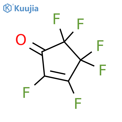 2-Cyclopenten-1-one,2,3,4,4,5,5-hexafluoro- structure