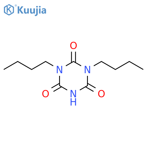 1,3,5-Triazine-2,4,6(1H,3H,5H)-trione, 1,3-dibutyl- structure