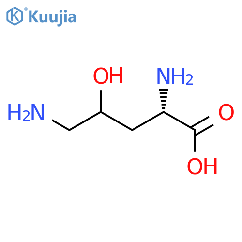 ORNITHINE, 4-HYDROXY- structure