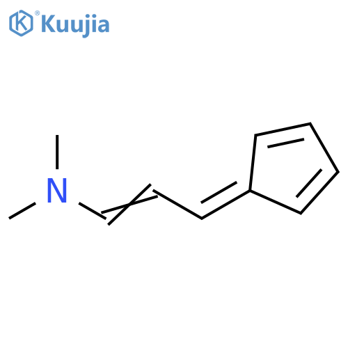 1-Propen-1-amine, 3-(2,4-cyclopentadien-1-ylidene)-N,N-dimethyl- structure