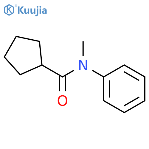 Cyclopentanecarboxamide, N-methyl-N-phenyl- structure