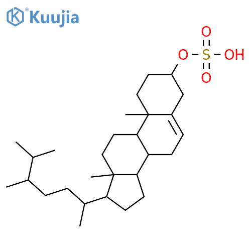 Ergost-5-en-3-ol; (3β,24R)-form, O-Sulfate structure