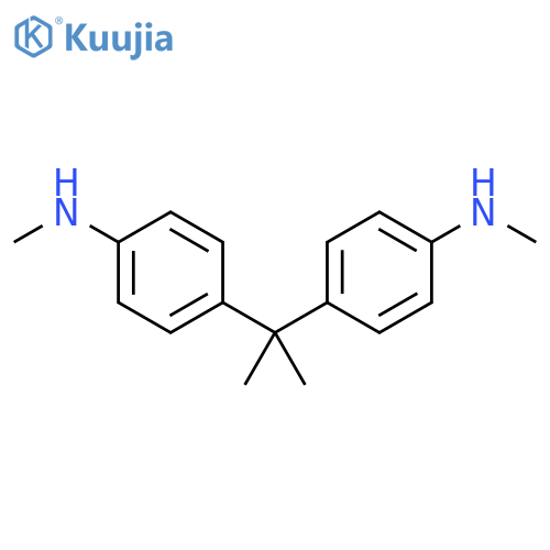 Benzenamine, 4,4'-(1-methylethylidene)bis[N-methyl- structure