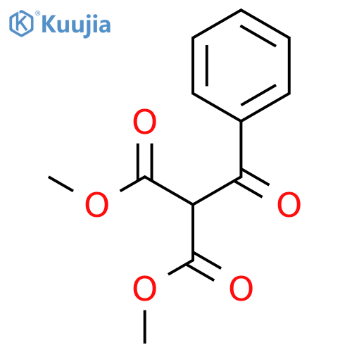 Propanedioic acid, 2-benzoyl-, 1,3-dimethyl ester structure