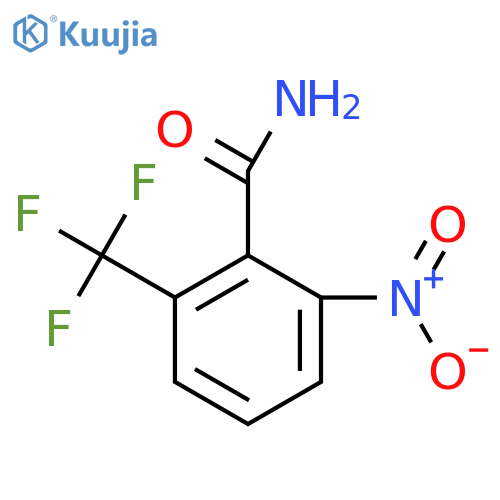 2-Nitro-6-(trifluoromethyl)benzamide structure