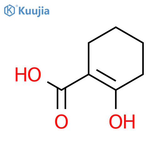 1-Cyclohexene-1-carboxylic acid, 2-hydroxy- structure
