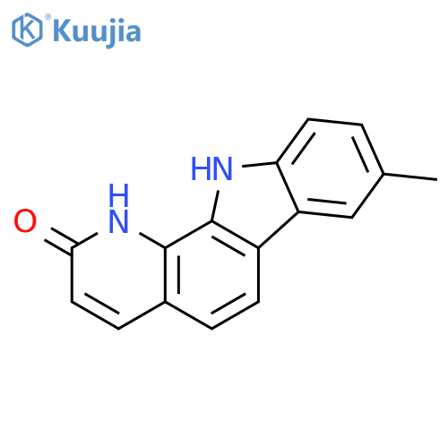 2H-Pyrido[2,3-a]carbazol-2-one, 1,11-dihydro-8-methyl- structure