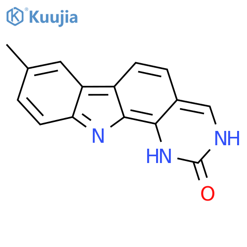 8-methyl-1H,2H,11H-pyrimido[4,5-a]carbazol-2-one structure