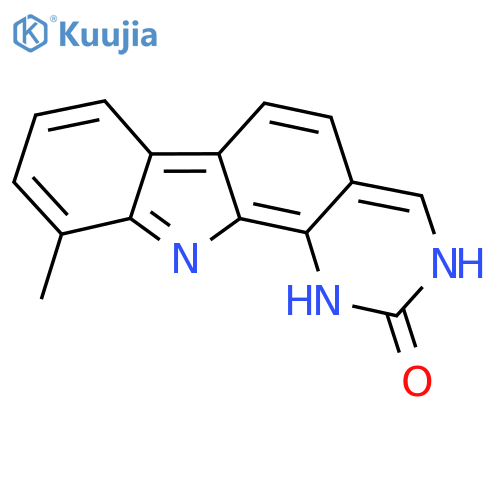 10-methyl-1H,2H,11H-pyrimido[4,5-a]carbazol-2-one structure