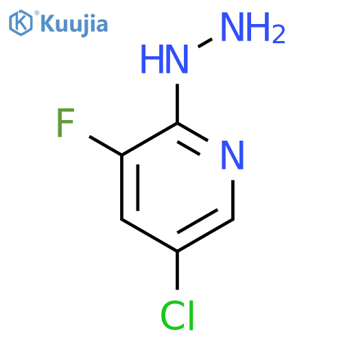 5-Chloro-3-fluoro-2-hydrazinylpyridine structure