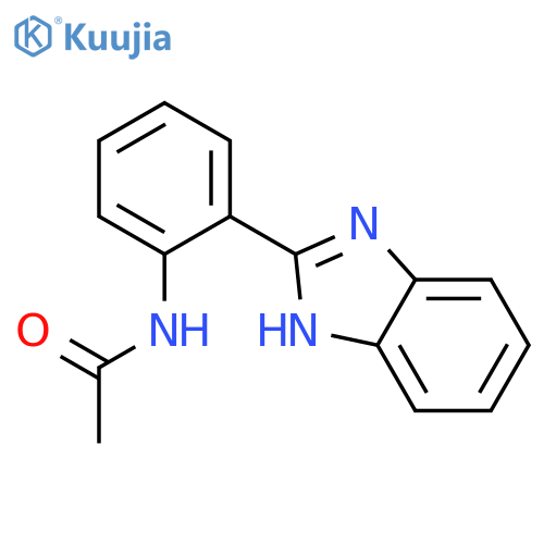 Acetamide, N-[2-(1H-benzimidazol-2-yl)phenyl]- structure
