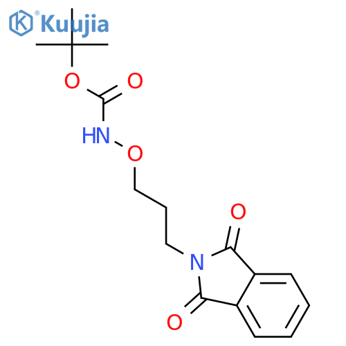 Carbamic acid, [3-(1,3-dihydro-1,3-dioxo-2H-isoindol-2-yl)propoxy]-,1,1-dimethylethyl ester structure