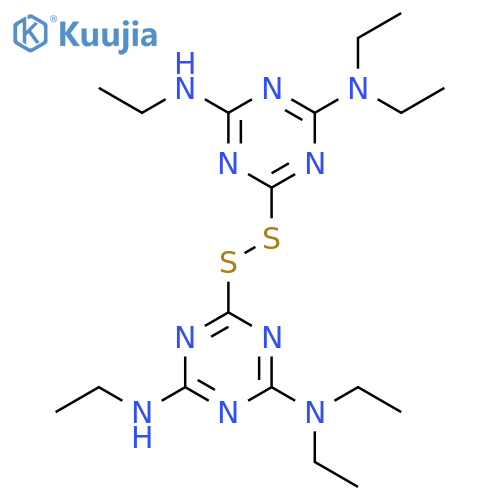 1,3,5-Triazine-2,4-diamine,6,6'-dithiobis[N2,N2,N4-triethyl- structure