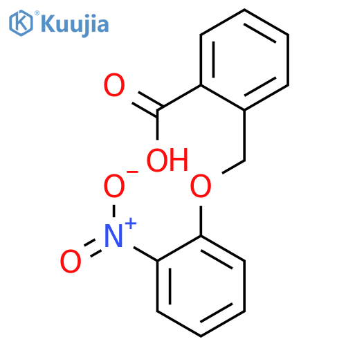 Benzoic acid, 2-[(2-nitrophenoxy)methyl]- structure
